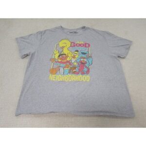 Sesame Street Shirt Mens 3XL All Good Neighborhood Big Bird Elmo Cookie‎ Monster